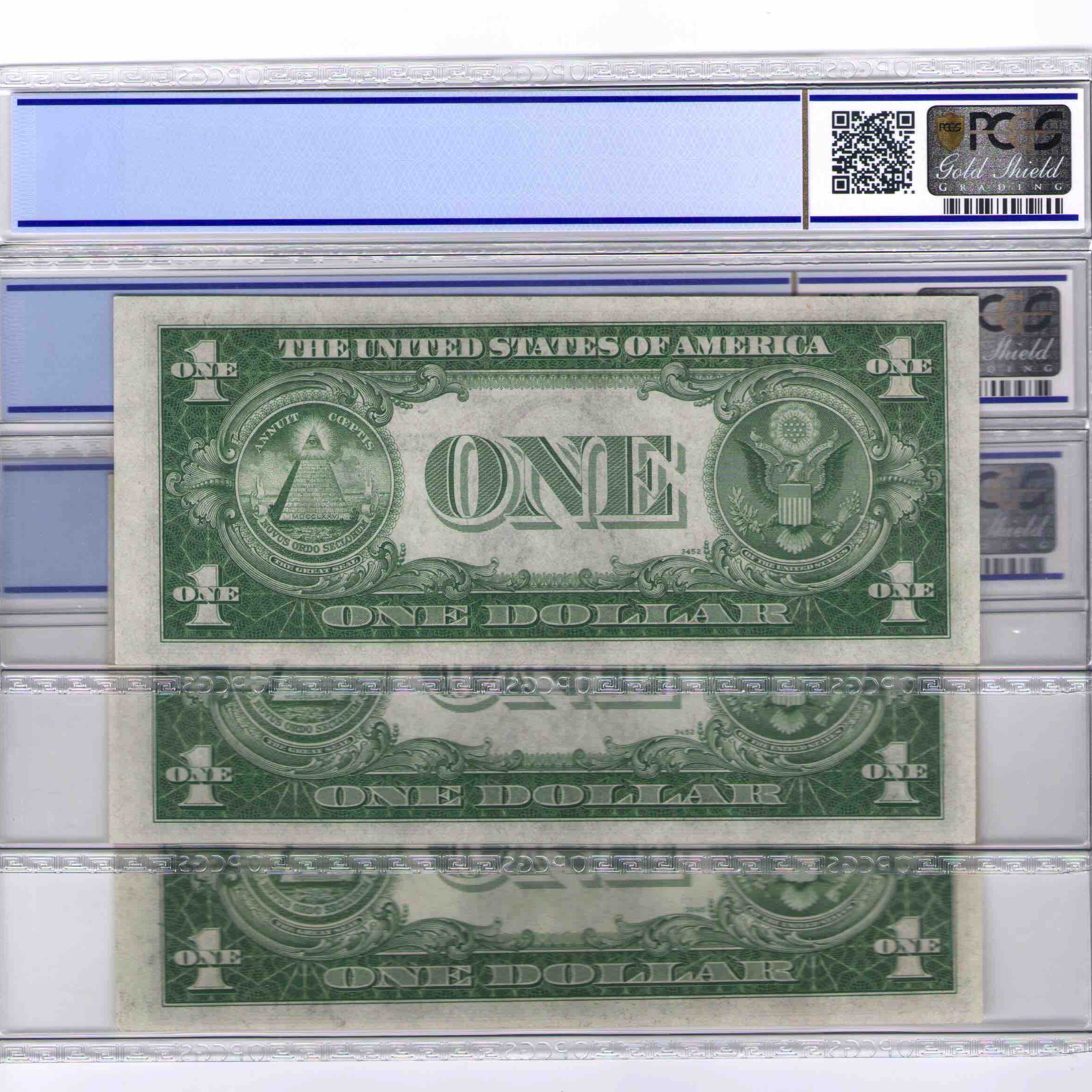 USA - 1 DOLLAR Silver certificate * revers