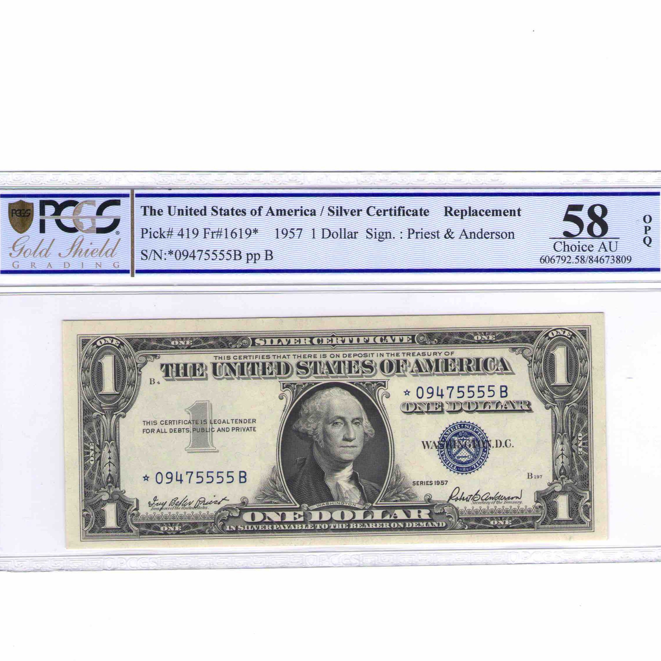 USA - 1 DOLLAR STAR NOTE avers