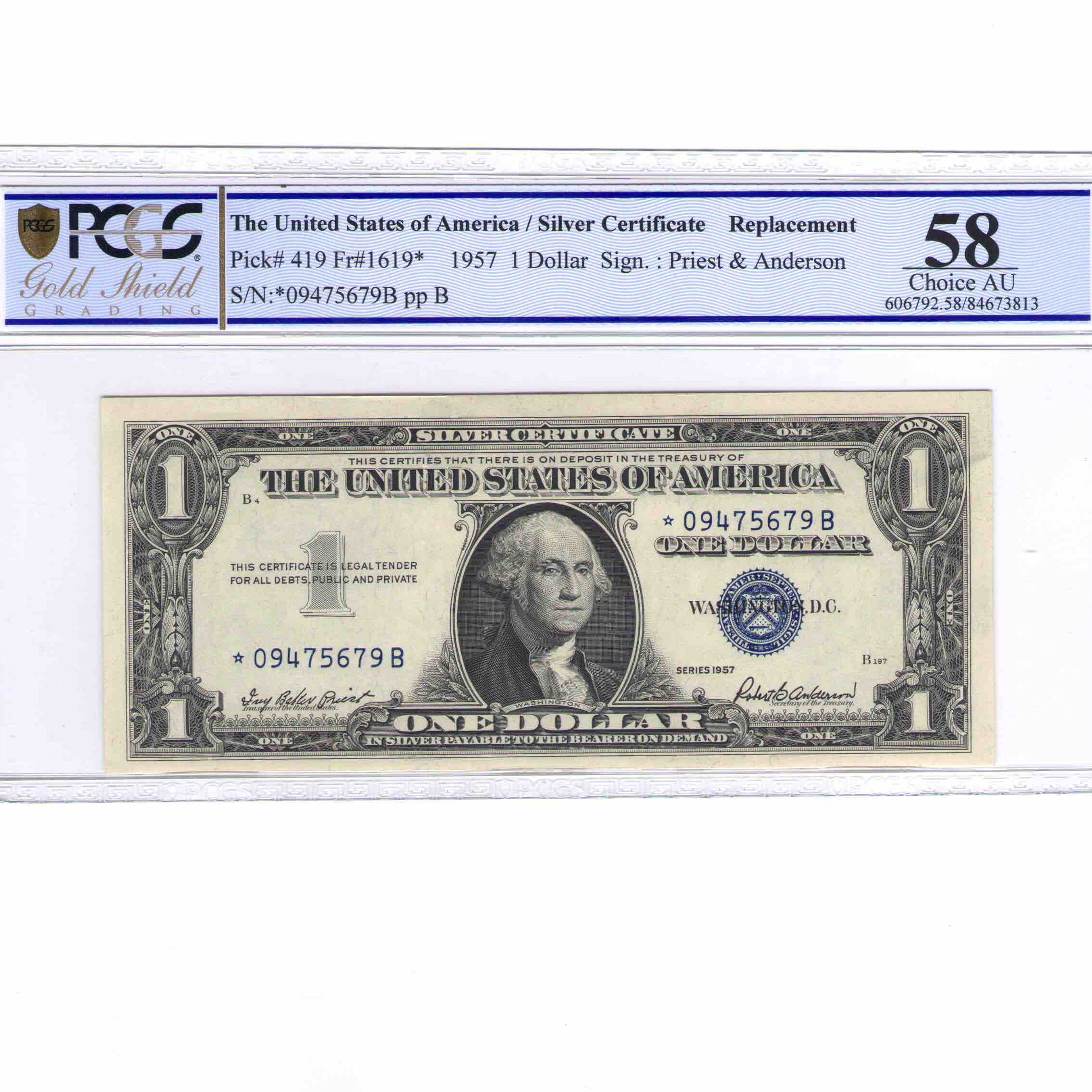 USA - 1 DOLLAR STAR NOTE avers