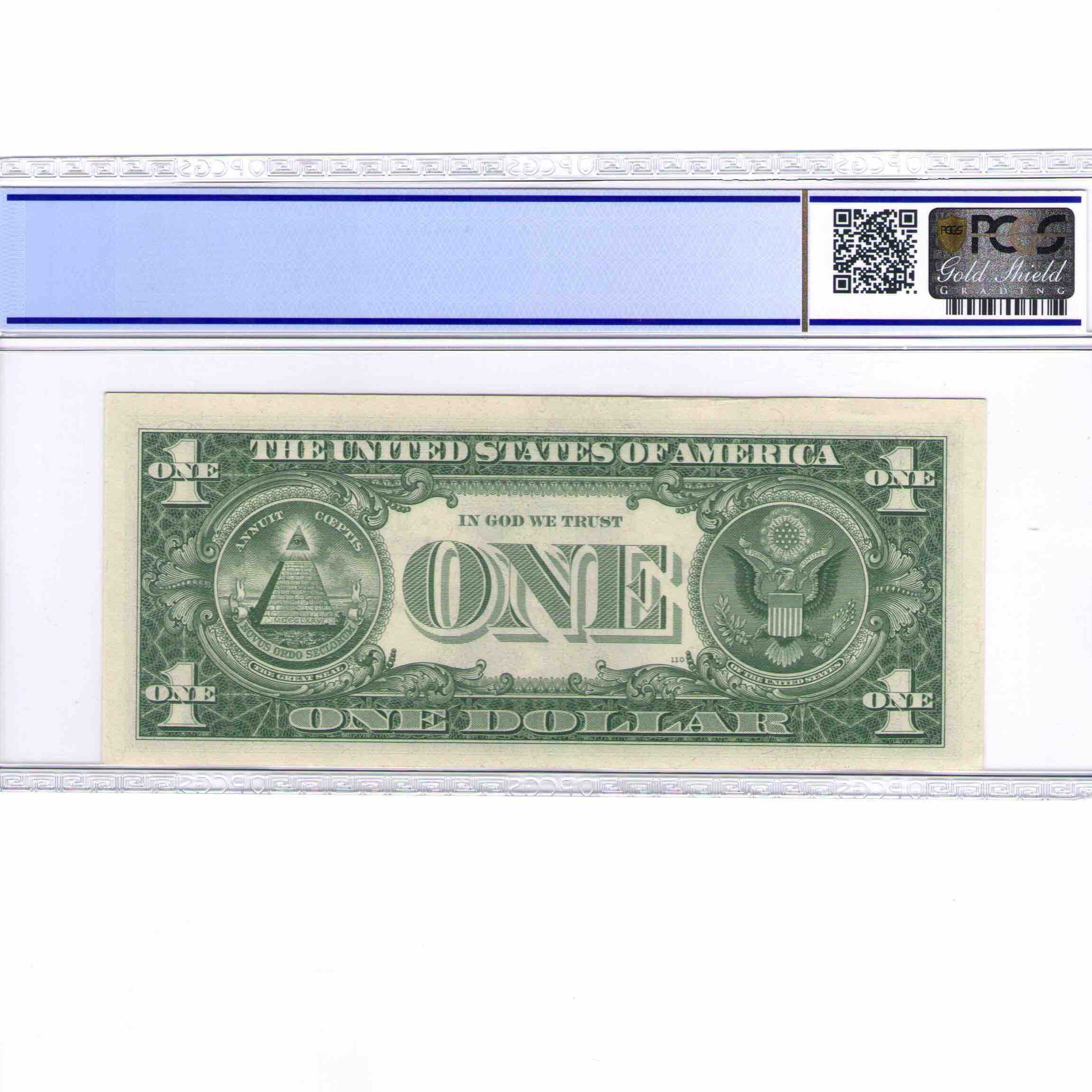 USA - 1 DOLLAR STAR NOTE revers