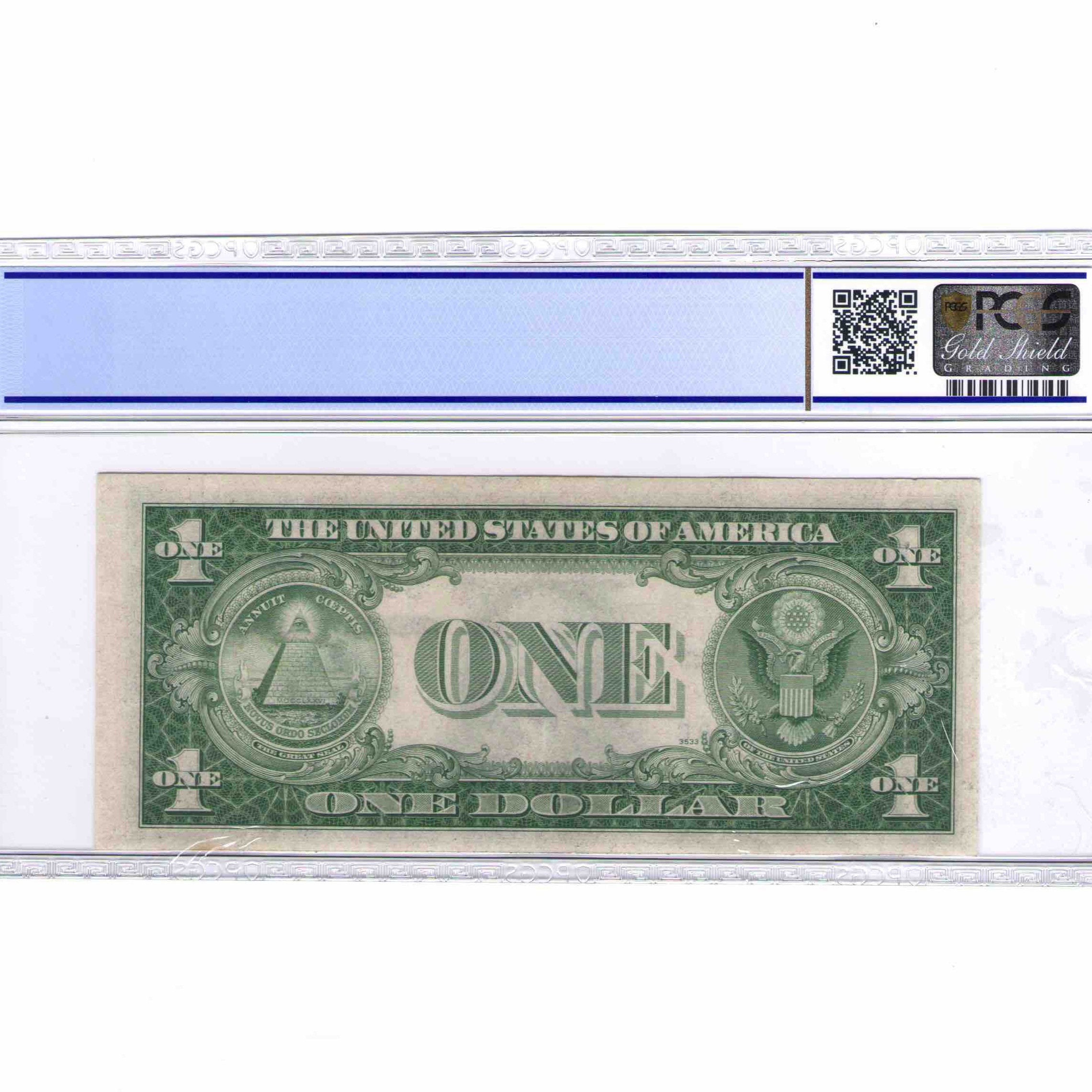 USA - 1 DOLLAR Silver certificate - 1935 revers