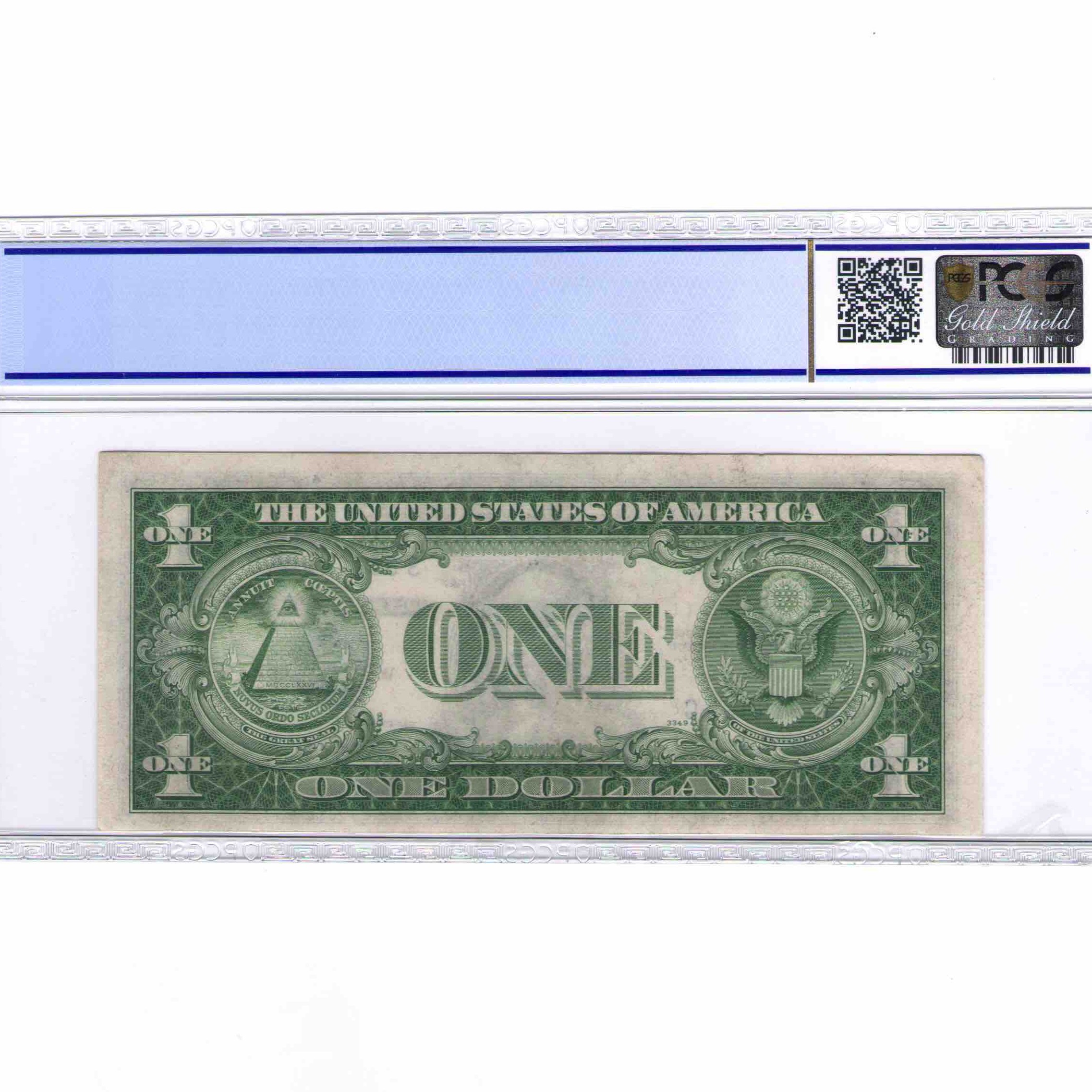 USA - 1 DOLLAR Silver certificate revers