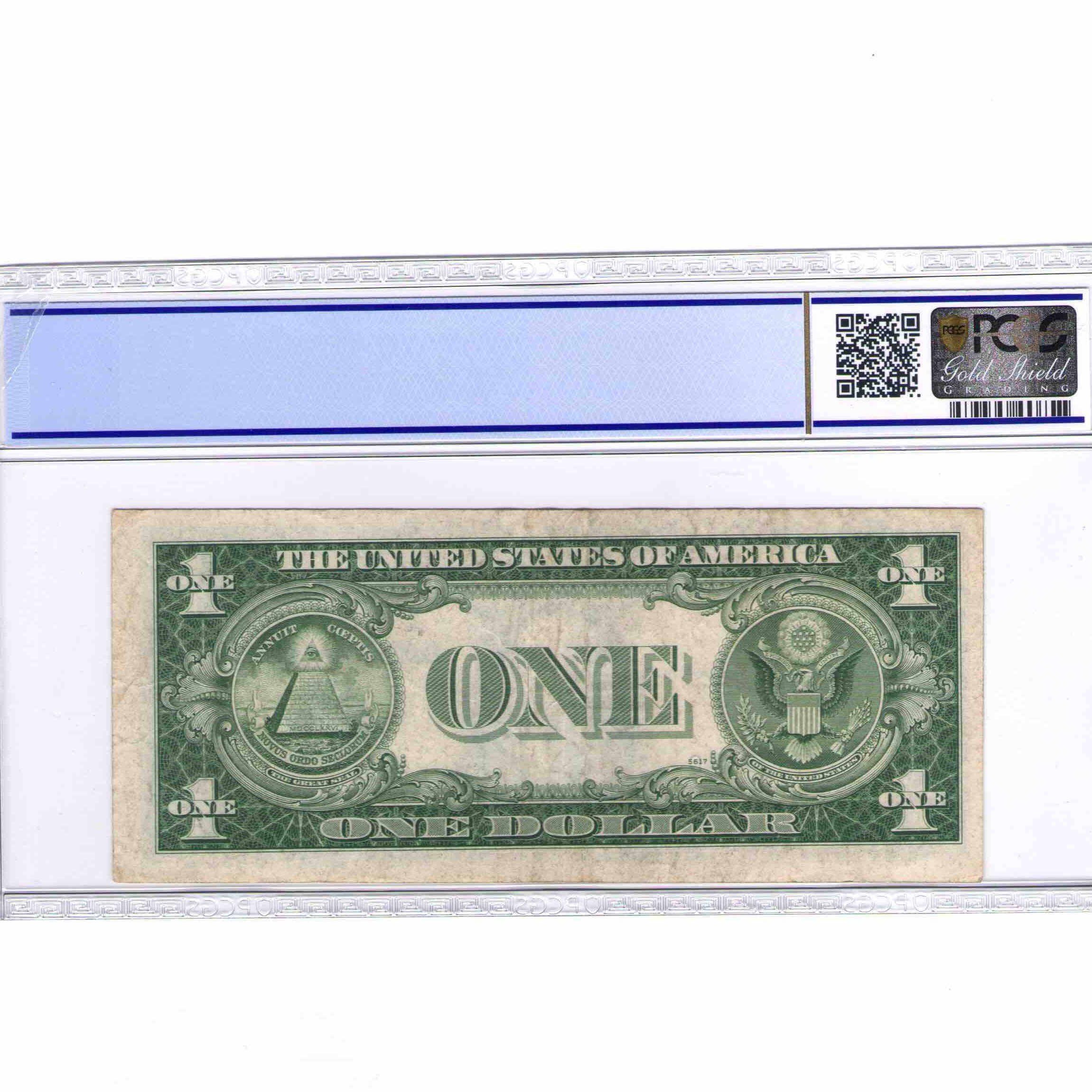 USA - 1 DOLLAR Silver certificate revers