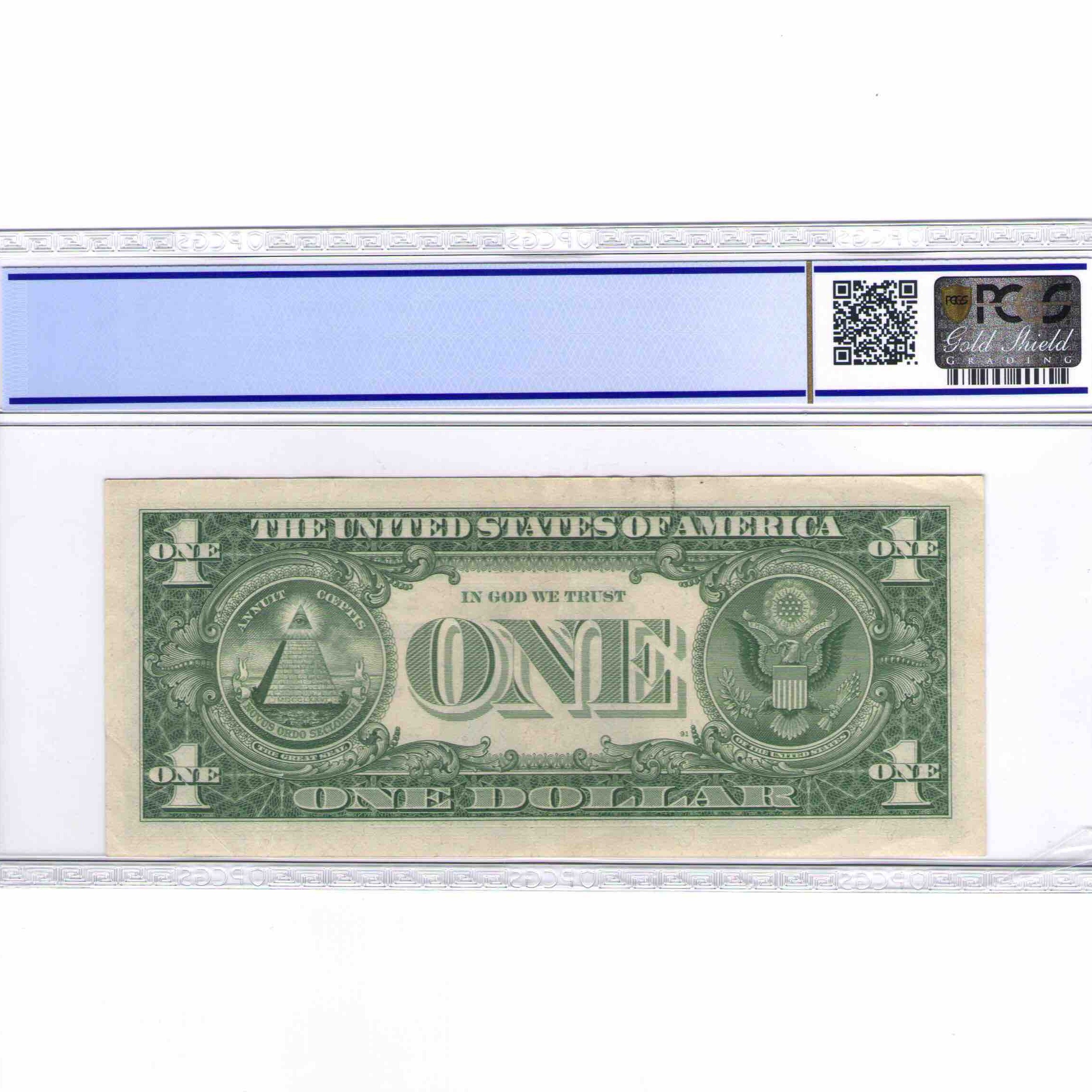 USA - 1 DOLLAR Silver certificate revers