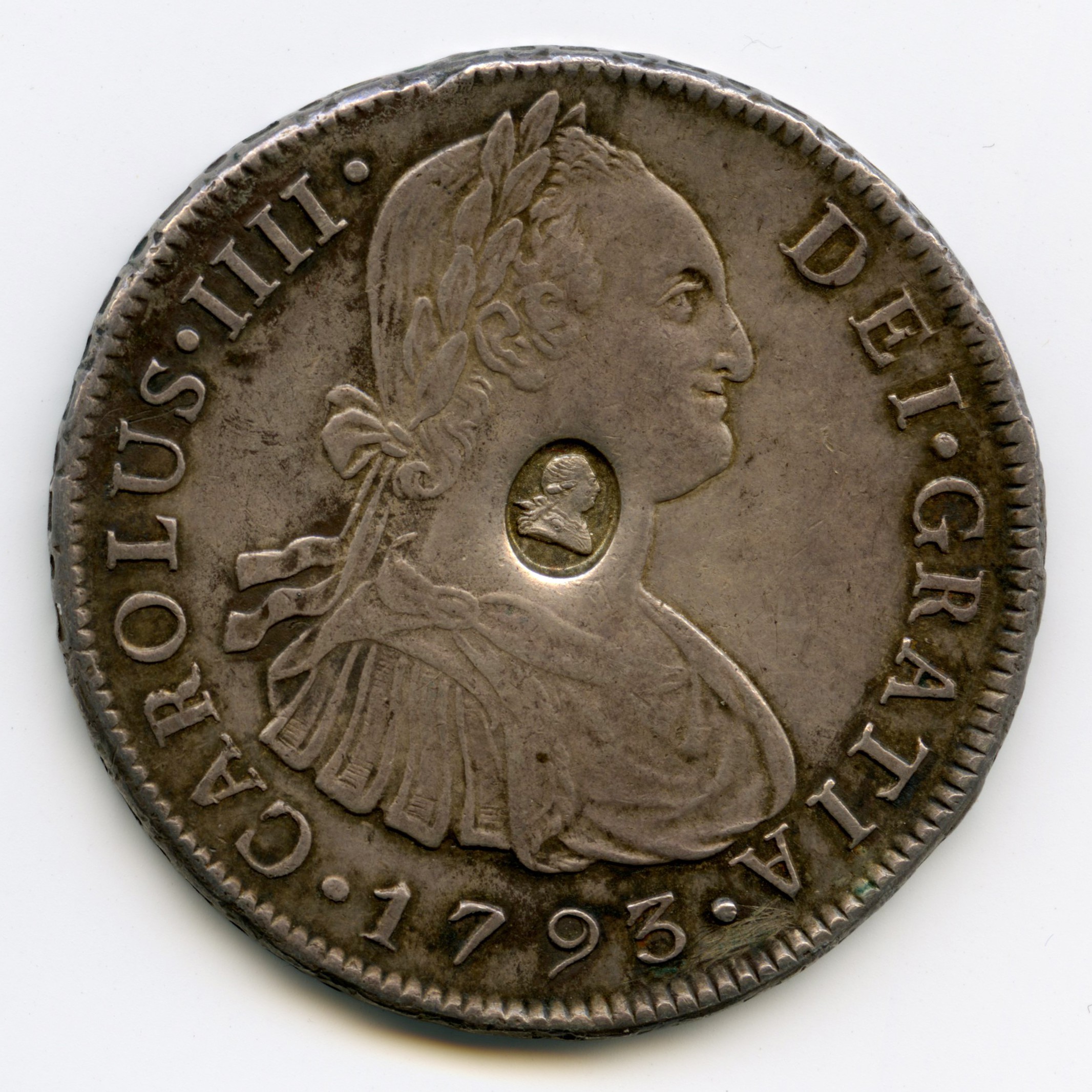 Grande-Bretagne - Georges III - 8R - 1793 avers