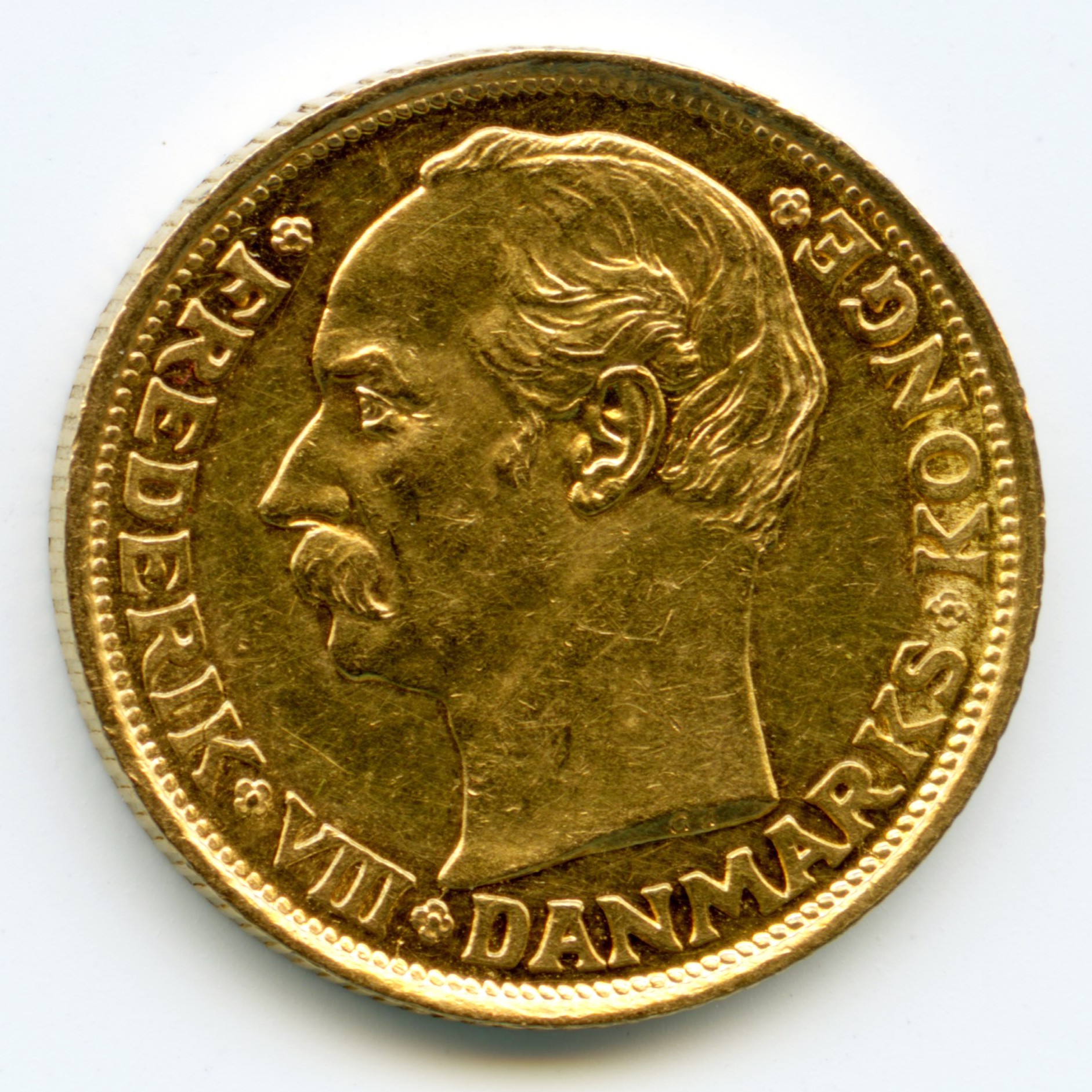 Danemark - 10 Kroner - 1908 avers